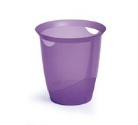 Durable TREND Plastic Waste Recycling Bin | 16 Litre | Translucent Purple