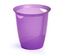 Durable TREND Plastic Waste Recycling Bin | 16 Litre | Translucent Purple