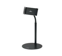 Durable Twist 360 Gooseneck Tablet and Phone Holder iPad Desk Stand, Black