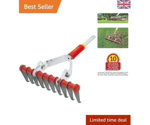Durable UGM Moss Rake Head - Stainless Steel for Effortless Lawn Maintenance