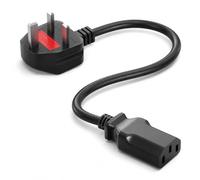 Durable Universal AC Power Cord 6ft, IEC C13 to NEMA 5-15P 3 Prong Cable 18AWG 10A 125V for Missing TV Monitor Computer Cord, Office Printer, Projector, Laptop Adapter and Game Console Use Daily Use