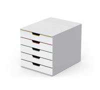 Durable VARICOLOR MIX Desktop Organiser 5 Drawer Colour Coded Storage | A4+