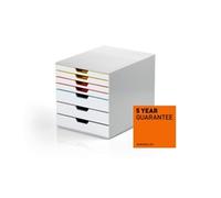 Durable VARICOLOR MIX Desktop Organiser 7 Drawer Colour Coded A4+