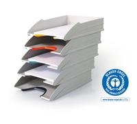 Durable VARICOLOR MIX ECO Stackable Letter Tray Files | A4+ Colour Coded 5 Pack