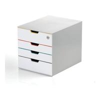 Durable Varicolor Mix Safe 4 Drawer Storage Organiser A4+ 762627