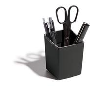 Durable Varicolor Pen Pot Pencil Holder Desk Tidy Organizer Cup, Grey