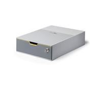 Durable VARICOLOR® Lockable Drawer Unit - Desktop Drawer Set with 1 XL Colour Coded Draw - Draw is Lockable to Support GDPR - Perfect for Storing Documents and Paper Work
