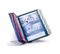 Durable Vario Display Panel Desk Unit 20 Panels And Tabs In Assorted Colours Ideal For Storing And Display Ing A4 Documents