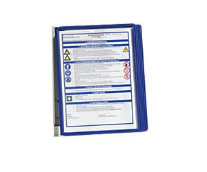 DURABLE VARIO Display Panel System 5 Panels A4 Wall Mounted PP (Polypropylene) Blue