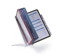 Durable Vario Desk Unit 10 Display Panel System Assorted 5570/00