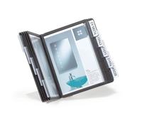Durable VARIO TABLE 10 Display Panel Desk Stand | 10 Panels | A5 Black