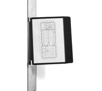 Durable VARIO WALL 10 Panel Magnetic Display Panel Document Holder | A4 Black