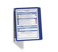 Durable VARIO WALL 5 Display Panel Desk Stand | 5 Panels | A4 Dark Blue