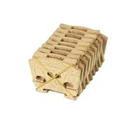Durable Violin Accessories 4/4 Violin Bridges 20 Pcs Most Solid Flame Maple Wood Dried In The Open Air Parts Accessories