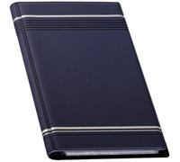 Durable Visifix Business Card Album Fixed Welded Pockets Capacity 96 Dark Blue Ref 8581-07