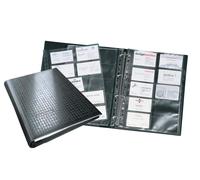 Durable VISIFIX CENTIUM 400 Business Card Ring Binder | A-Z Index | A4 Black