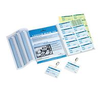 DURABLE Visitor Book Refill 1466/00 White Ruled Perforated A4 6 x 9 cm 30 Sheets of 10 Name Badges