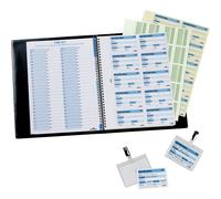 Durable Visitors Book Leather Look of 100 60x90mm