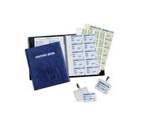Durable Visitors Book with 100 Badge Inserts 1463/00