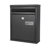 Durable Wall-Mounted Mailbox with Combination Lock, Weatherproof for Secure Outdoor Mail Delivery, Ideal for Home & Business Use