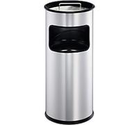 Durable 333023 trash can 17 L Round Metal Silver