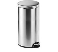 DURABLE Waste Bin Silver Stainless Steel 340323