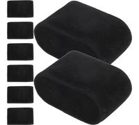 Durable Watch Supplies - 8pcs Exquisite Small Jewelry Display Pillow Flannelette Bracelet Bangle Chain Pillow Holder Watch Organizer (Black)