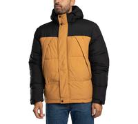 Durable Water Repellent Puffer Jacket Black/Yellow M