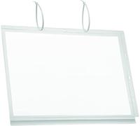 DURABLE Cable Tie Pockets 502819 A3 Clear - Water-Resistant UV Anti-Reflective - 5 Pack