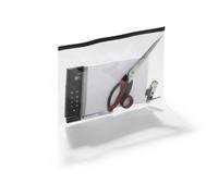 Durable Water Resistant Zip Lock Bags | 5 Pack | A4 Clear