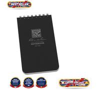 Durable Waterproof Pocket Notebook 3x5 Inches - Top Spiral Bound - 100 Pages