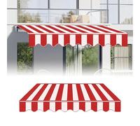 Durable Waterproof Replacement Canopy Fabric for 4x3m, 3x2m, & 2x1.5m Retractable Awnings - Blue Sunshade Cover (6.5x5ft) for Outdoor Protection