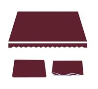Durable Waterproof Retractable Awning Fabric Replacement - Sunshade Canopy for Patio Balcony & Shop - 250x210cm/8x7ft Heavy-Duty Canvas Cover