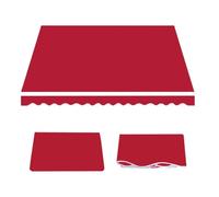 Durable Waterproof Retractable Awning Replacement Cover Sunshade Fabric for Patio Balcony Outdoor Shop - Heavy-Duty Canvas 250x210cm/8x7ft