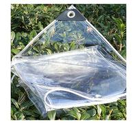Durable Waterproof Transparent Dust Cover Tarpaulin for Outdoor Use, 1.8x2m, Ideal for Patios, Windows, and Protection Against the Elements