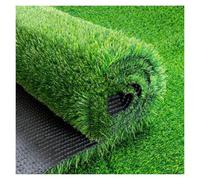 Durable Weatherproof Artificial Grass Mat - Synthetic Turf Carpet for Balcony & Patio Self-Draining System 1.5x5m (5x16ft) - Perfect Outdoor Flooring Solution