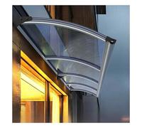 Durable WeatherResistant Arc Roof Canopy UVResistant Patio Cover Rain Shelter for Entrance Door Balcony Pavilion 110 x 80 cm Top Protection Solution