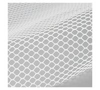 Durable White Plastic Chicken Wire Fence Roll - Hexagonal Poultry Fencing for Garden 31.5"x78.7" (80x200cm) - 0.5" Holes Ideal for Outdoor Temporary Barriers