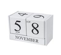 Durable Wooden Calendar Made To Last For Years To Come Calendar Is Made Of Wood And Is Durable Wooden Long Term Calendar white