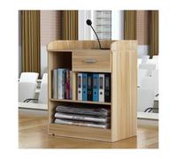 Durable Wooden Podium Lectern for Church & Conference - Sturdy, Reliable Stand with Thickened Tabletop - Stable & Non-Deforming, Ideal for Presentations & Speeches