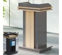 Durable Wooden Presentation Podium Stylish Classroom Lectern & Conference Debate Stand Versatile Church Pulpit with Drawer for University & Church Use