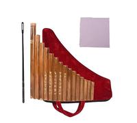 Durable Woodwind Instrument Wood Beginners Learning Pan Pipe Instrument Fine Workmanship Easy To Learn Pan Flute For Student