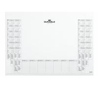 Durable Writing Quality Calendar Refill Pads for Desk Mats | 25 Sheets | 57x41cm in White | Size: 57x41 cm Durable White 57x41 cm