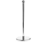 12cm x 34cm Chrome Kitchen Roll Holder - Premier Housewares Metal Towel Pole - holder chrome kitchen premier housewares metal towel pole roll new