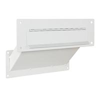 Durabox Through The Wall Drop Chute - Adjustable Two Piece Steel Deposit Drop Slot for Documents, Letters, Payments and Other Non-Bulky Items and Mail D100 (Grey)