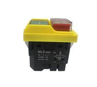 DurabSwap DKLD DZ04 4 Pins Waterproof Electromagnetic Push Button Switches ON OFF Start Stop Switch for ding Machine 250VAC 8(6) A