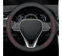 DurabSwap Leather Car Steering Wheel Cover for hall Vivaro Life 2019-2024/Vauxhall Vivaro-e 2020-2024, Antislip Breathable Protector Cover, Universal 38cm, Accessories