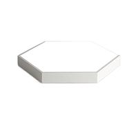 DurabSwap LED Flush Mount Ceiling Light Simple Hexagon Panel Modern Surface Lamp Slim Light(3000K Warm Light) For Kitchens, Aundry, Bedrooms, Hotel Etc