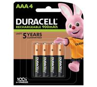 Duracel Rechargeable AAA 4 900mAh