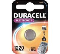 Duracell 1220 Household Single-Use Battery, CR1220 Lithium 3 V, Button/Coin, 1 Piece